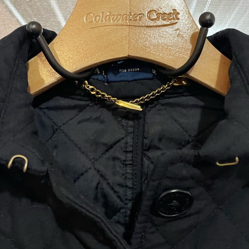 Ralph Lauren Black Quilted Jacket Women’s Small - Picture 8 of 14